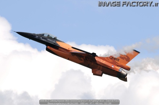 2009-06-27 Zeltweg Airpower 0633 General Dynamics F-16 Fighting Falcon - Dutch Air Force